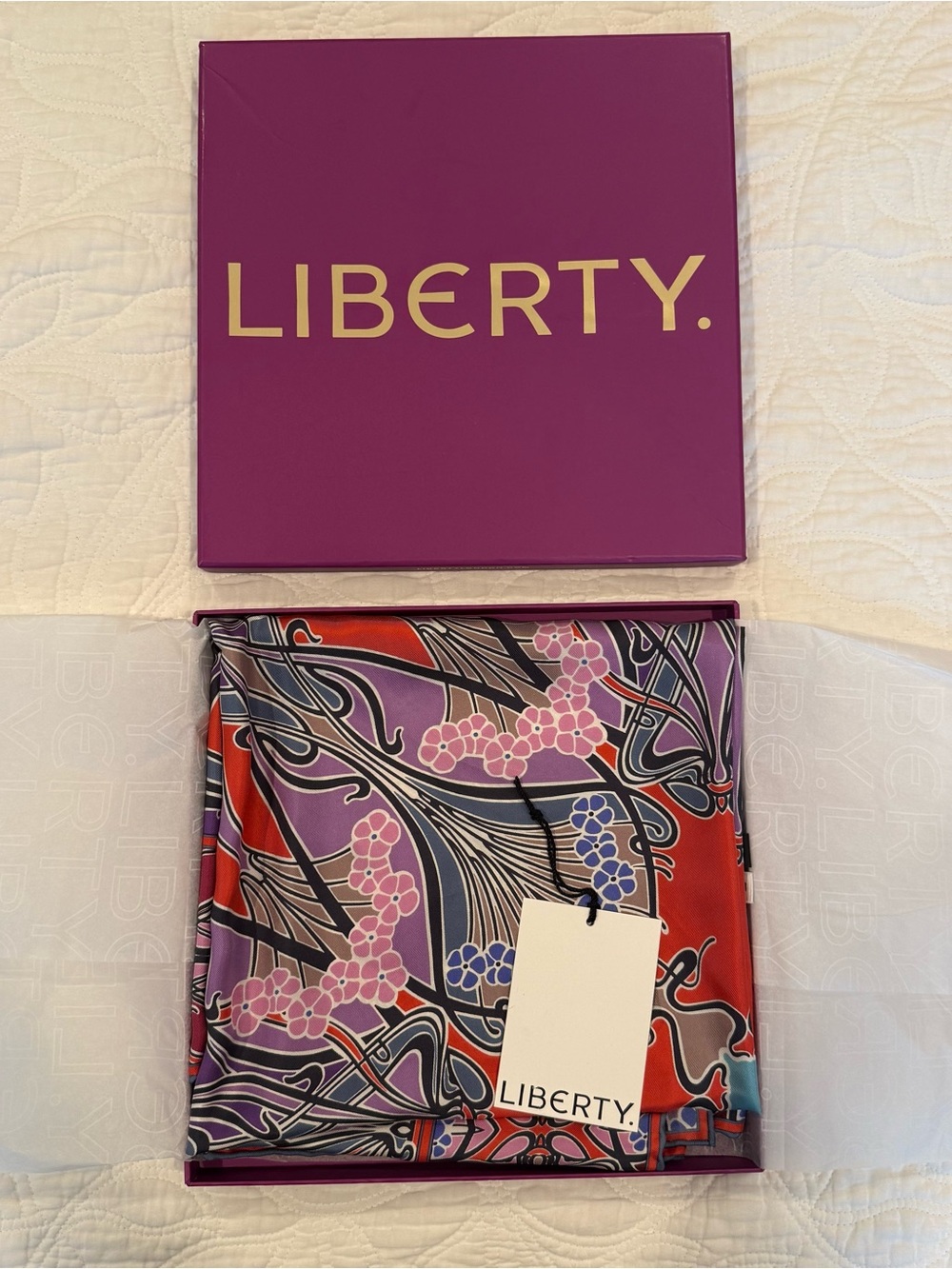 Liberty Ianthe Silk Scarf 90